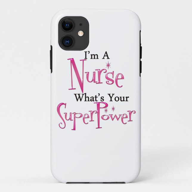 Super Nurse Case-Mate iPhone Case (Back)