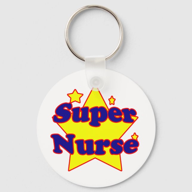 Super Nurse Key Ring (Front)