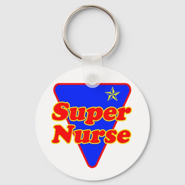 Super Nurse Key Ring (Front)