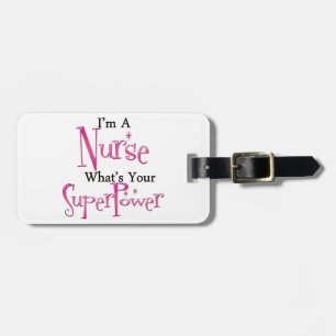 Super Nurse Luggage Tag