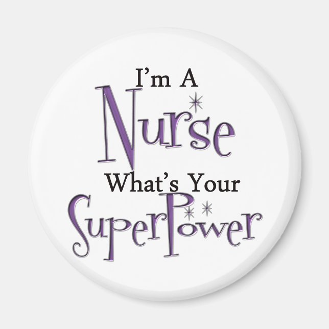 Super Nurse Magnet (Front)