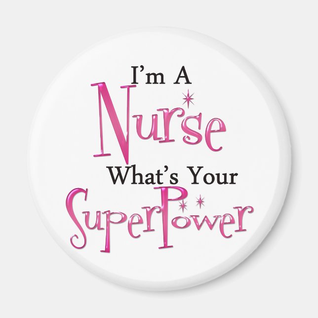 Super Nurse Magnet (Front)