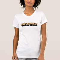 Super Nurse Pink Superhero Style Text