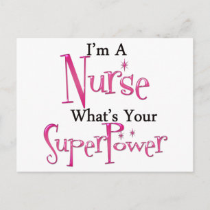 Super Nurse Postcard