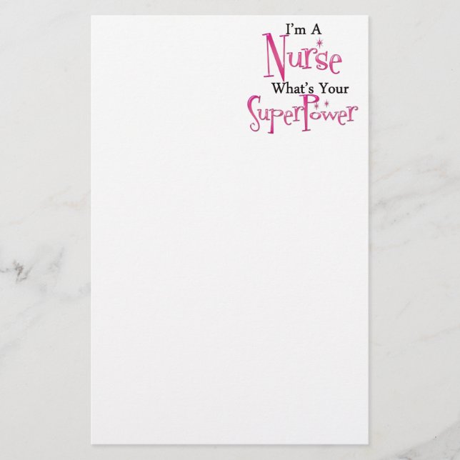 Super Nurse Stationery (Front)