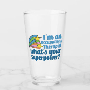 Super Occupational Therapist Cute OT Glass