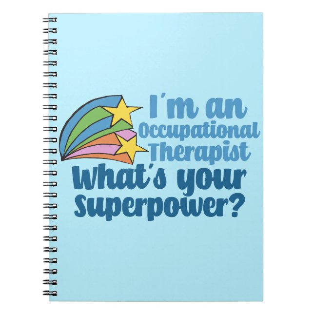Super Occupational Therapist Cute OT Notebook (Front)