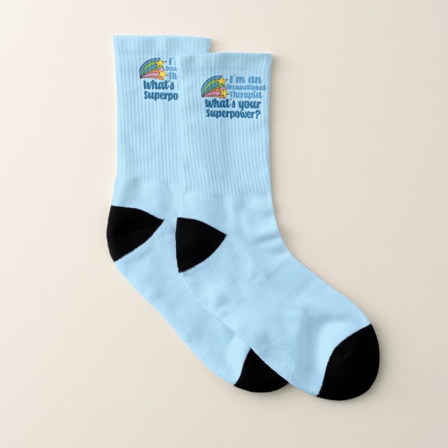 Super Occupational Therapist Cute OT Socks (Pair)