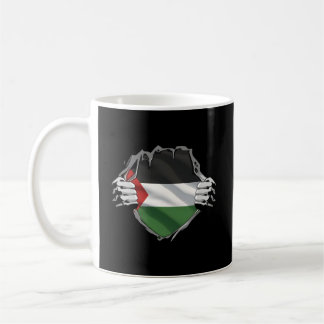 Super Palestinian Heritage Proud Palestine Roots F Coffee Mug