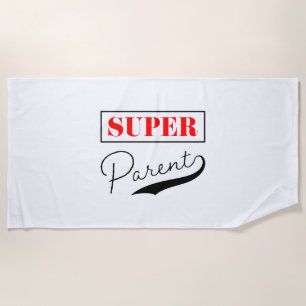 Super Parent Beach Towel