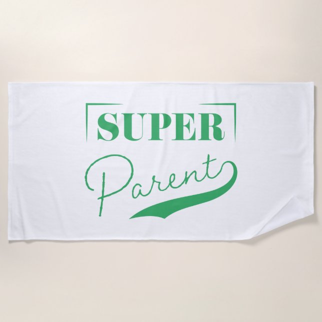 Super Parent Beach Towel (Front)