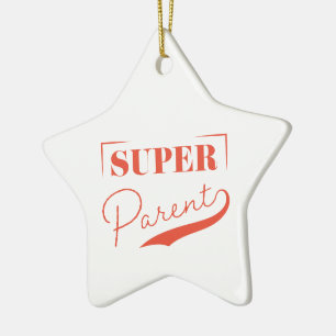 Super Parent Ceramic Tree Decoration