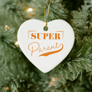 Super Parent Ceramic Tree Decoration