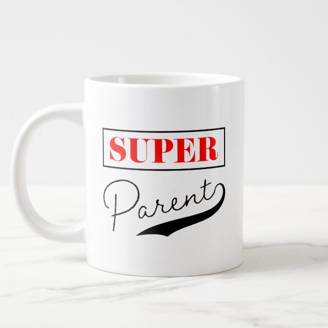 Super Parent Large Coffee Mug (Left)