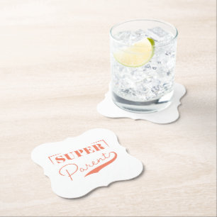 Super Parent Paper Coaster