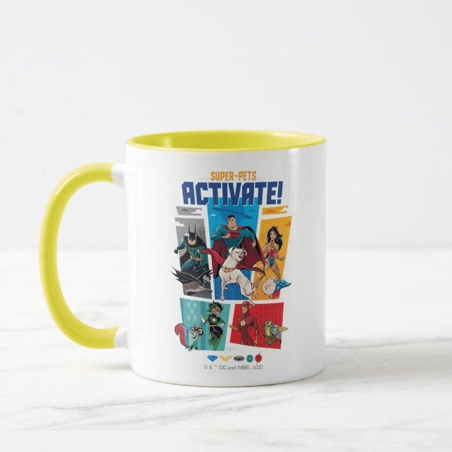 Super-Pets & Justice League - Activate! Mug (Left)
