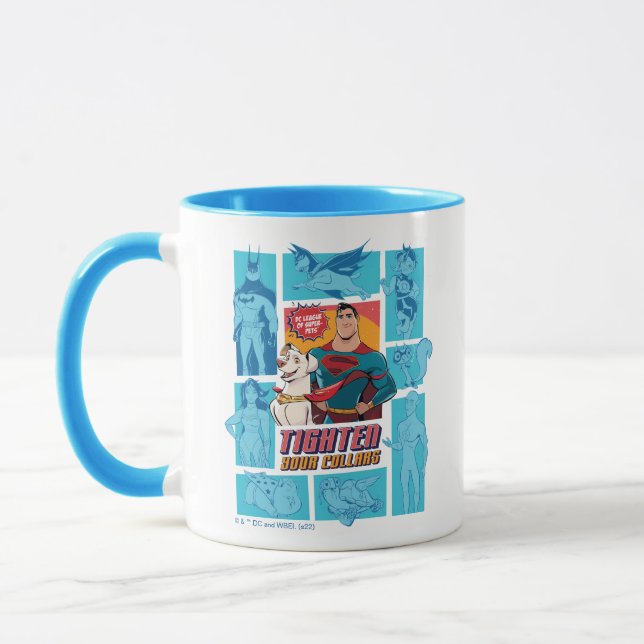 Super-Pets & Justice League - Tighten Your Collars Mug (Left)
