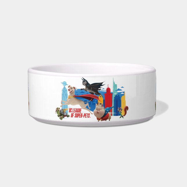 Super-Pets Patrolling Metropolis Bowl (Front)