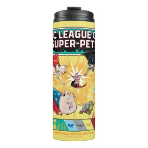 Super-Pets: We're A Pack, We Stick Together! Thermal Tumbler