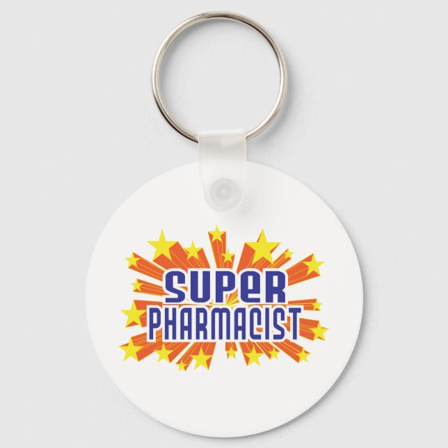 Super Pharmacist Key Ring (Front)
