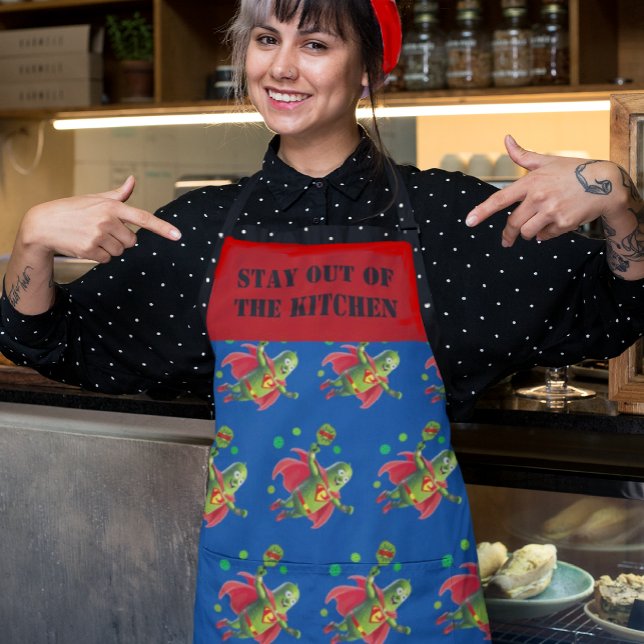 Super Pickleman Personalised  Apron (Mom's the Boss!)