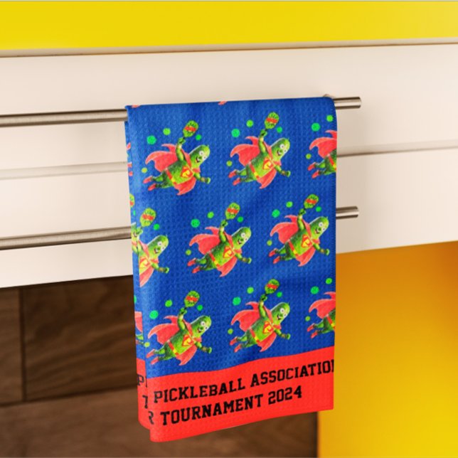 Super Pickleman Personalised Kitchen Towel (Super Pickleman to the rescue in the kitchen!)