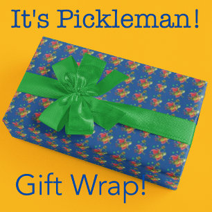 Super Pickleman  Red Green Blue Wrapping Paper