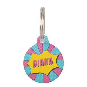 SUPER (PINK) PET TAG