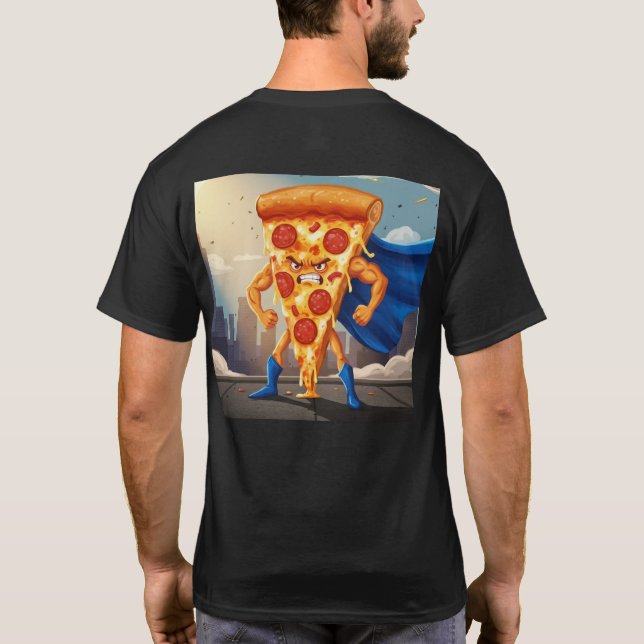 Super Pizza T-shirt (Back)