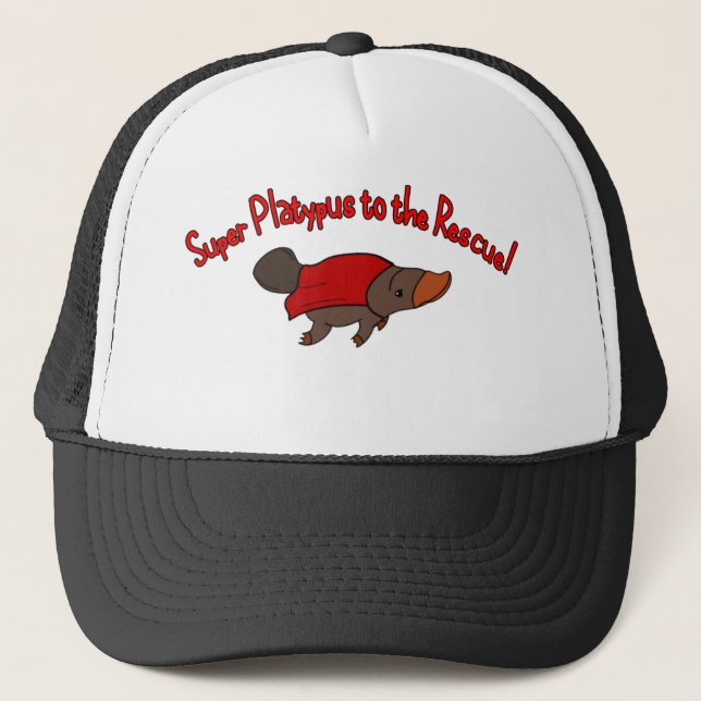 Super Platypus Trucker Hat (Front)