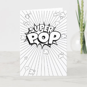 SUPER POP! D.I.Y., Fun, Popcorn Pun Blank Card