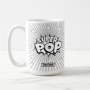 SUPER POP! Quirky Fun Comic Book Pop Art D.I.Y Coffee Mug