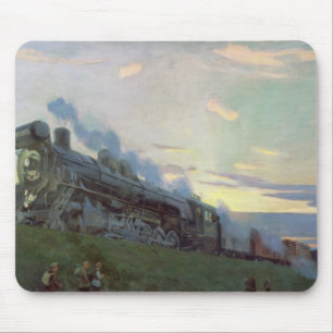 Super power steam engine, 1935 mouse mat