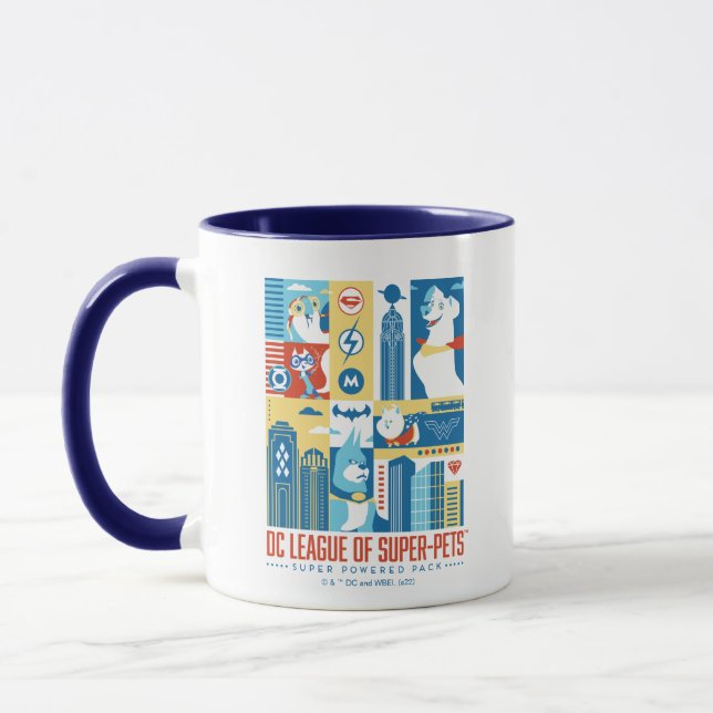 Super Powered Pack Art Deco Metropolis Mug (Left)