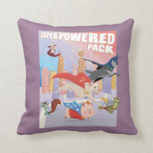 Super Powered Pack Metropolis Illustration Cushion