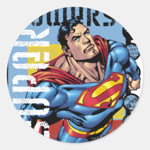 Super Powers Classic Round Sticker