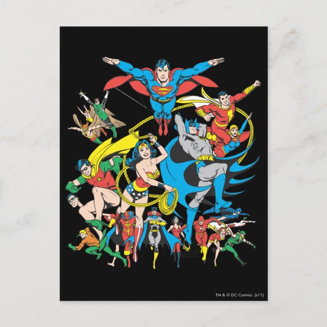 Super Powers™ Collection 4 Postcard (Front)