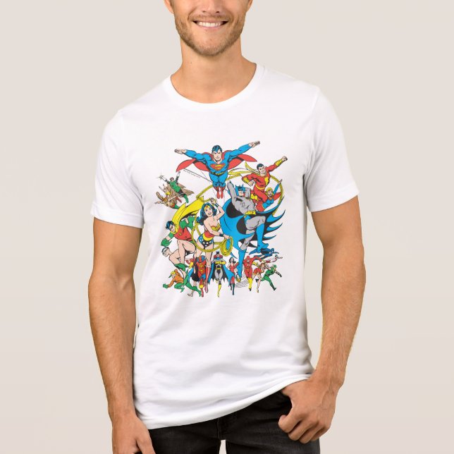 Super Powers™ Collection 4 Tri-Blend Shirt (Front)