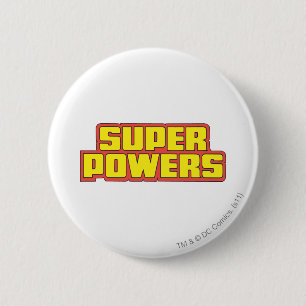 Super Powers™  Logo Yellow 6 Cm Round Badge