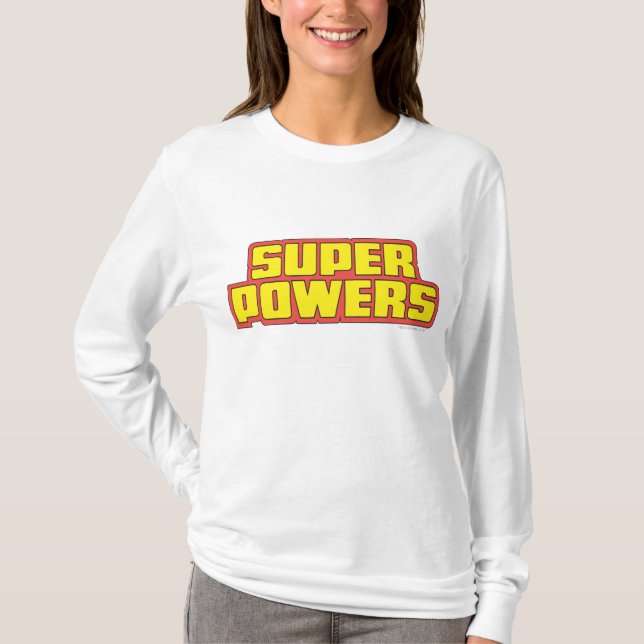 Super Powers™  Logo Yellow T-Shirt (Front)