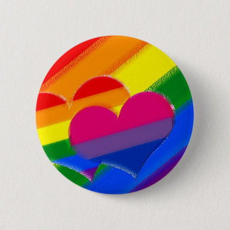 Super Pride rainbow bi pride 6 Cm Round Badge