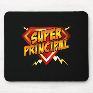 Super Principal Back To School Educational Superhe Mouse Mat