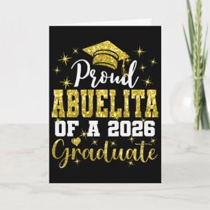 Super Proud Aunt Of 2026 Graduate Senior Graduatio Card