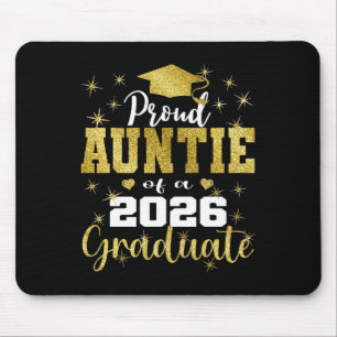 Super Proud Auntie Of 2026 Graduate Senior Graduat Mouse Mat