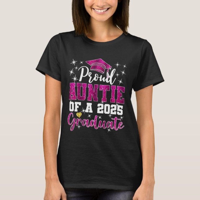 Super Proud Auntie of 2026 Pinkuate Senior Pinkuat T-Shirt (Front)