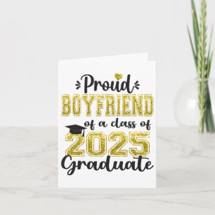 Super Proud Boyfriend Of 2025 Graduate Graduation Card