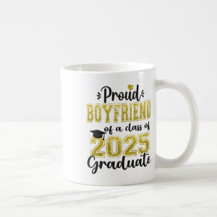 Super Proud Boyfriend Of 2025 Graduate Graduation Coffee Mug