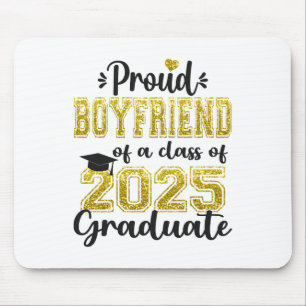 Super Proud Boyfriend Of 2025 Graduate Graduation Mouse Mat