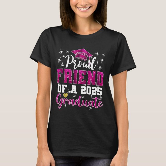 Super Proud Friend of 2026 Pinkuate Senior Pinkuat T-Shirt (Front)