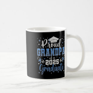 Super Proud Grandpa Of 2025 Graduate Graduation Fa Coffee Mug